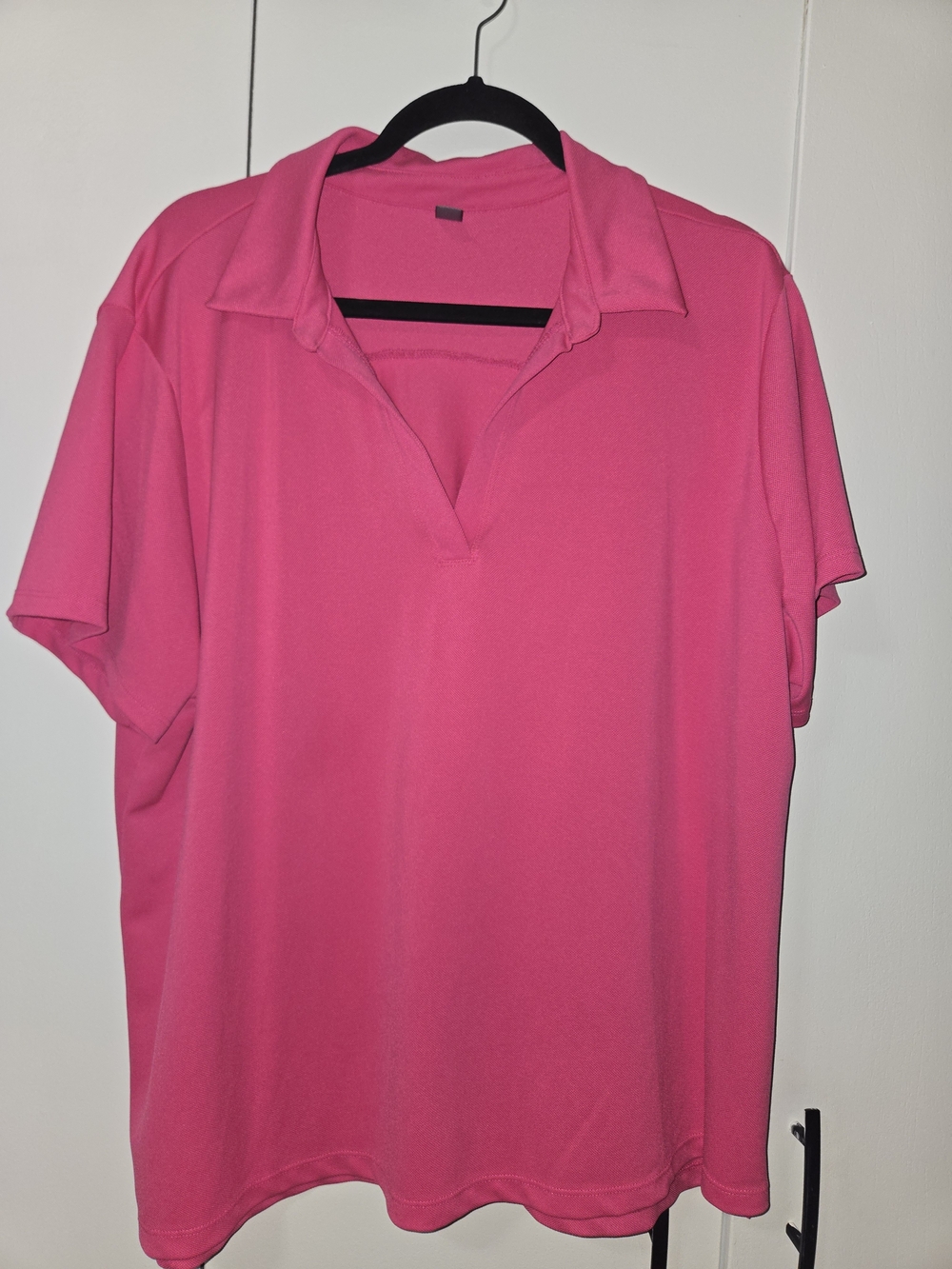 Joe Fresh Hot Pink Short Sleeve Polo Tee